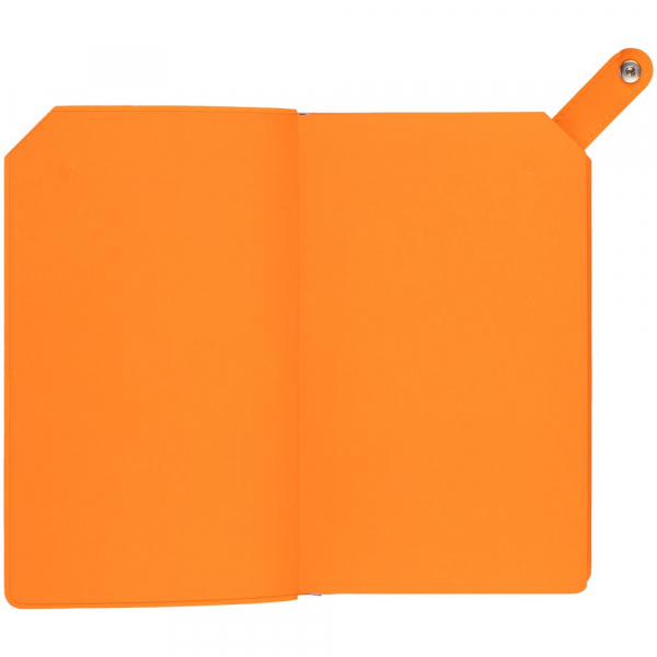 Ежедневник Corner, недатированный, серый с оранжевым - купить оптом