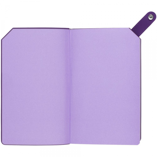 Ежедневник Corner, недатированный, серый с фиолетовым - купить оптом