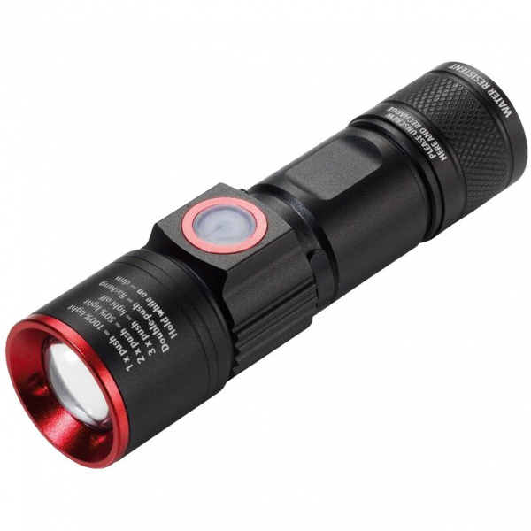 Аккумуляторный фонарик Eco Beam Pro, черный - купить оптом