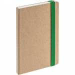 Ежедневник Eco Write Mini, недатированный, с зеленой резинкой, фото 1