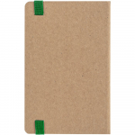 Ежедневник Eco Write Mini, недатированный, с зеленой резинкой, фото 3