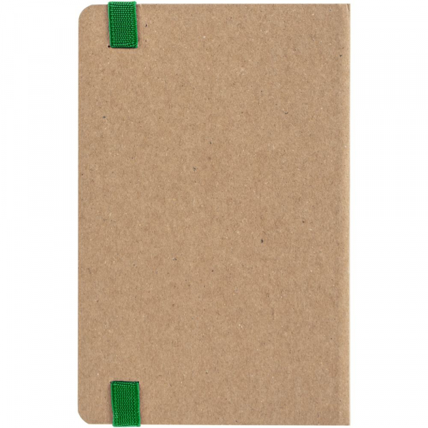 Ежедневник Eco Write Mini, недатированный, с зеленой резинкой - купить оптом