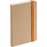 Ежедневник Eco Write Mini, недатированный, с оранжевой резинкой, фото 1