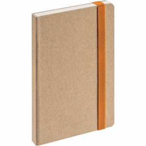Ежедневник Eco Write Mini, недатированный, с оранжевой резинкой - купить оптом