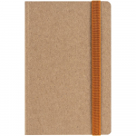 Ежедневник Eco Write Mini, недатированный, с оранжевой резинкой, фото 2