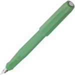 Ручка шариковая Этюд, белый/зеленый - купить оптом