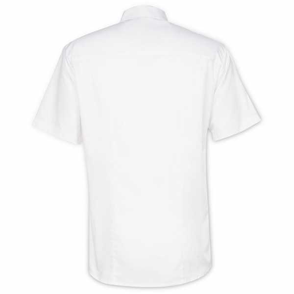 Рубашка мужская с коротким рукавом Collar, белая - купить оптом