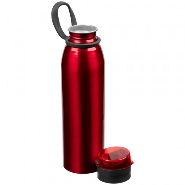 Спортивная бутылка для воды Korver, красная, уценка - купить оптом