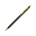 Ручка металлическая шариковая Атриум с покрытием софт-тач, средний серый - купить оптом