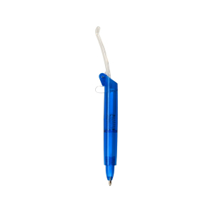 Блокнот А6 Журналист с ручкой, светло-синий - купить оптом