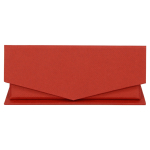 Подарочная коробка для флеш-карт треугольная, серый, красный, фото 2