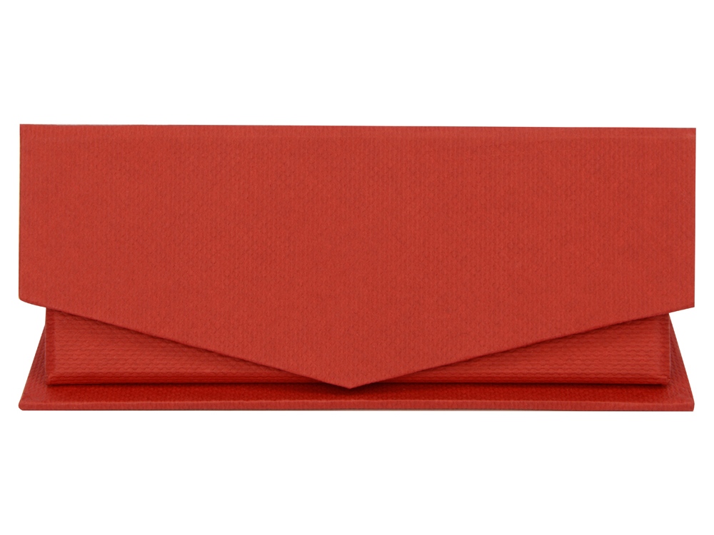 Подарочная коробка для флеш-карт треугольная, серый, красный - купить оптом