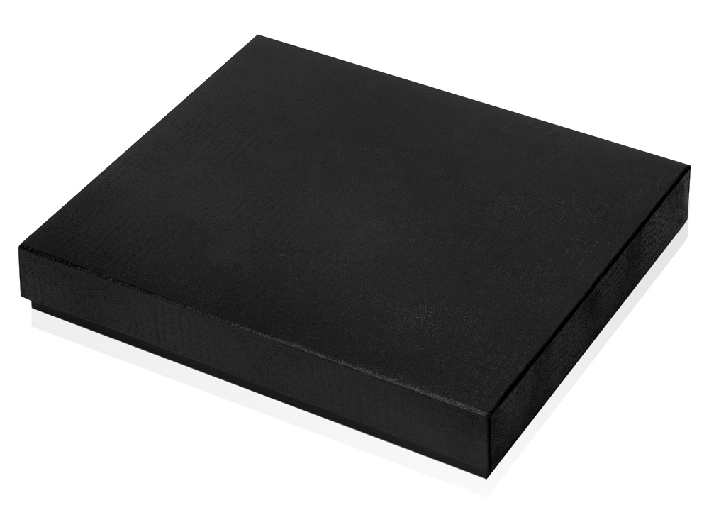 Подарочная коробка 37,7 х 31,7 х 6 см, черный - купить оптом