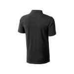 Calgary мужская футболка-поло с коротким рукавом, антрацит, фото 2