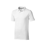 Calgary мужская футболка-поло с коротким рукавом, белый, фото 1