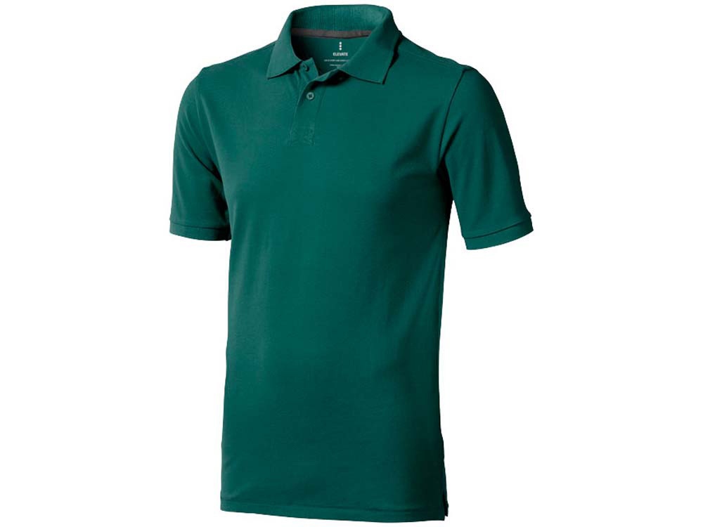 Calgary мужская футболка-поло с коротким рукавом, изумрудный - купить оптом