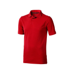 Calgary мужская футболка-поло с коротким рукавом, красный, фото 1