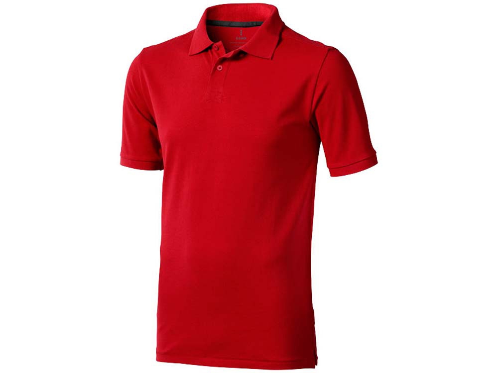 Calgary мужская футболка-поло с коротким рукавом, красный - купить оптом