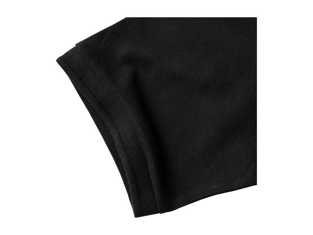 Calgary мужская футболка-поло с коротким рукавом, черный - купить оптом