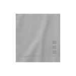 Calgary мужская футболка-поло с коротким рукавом, серый меланж, фото 2