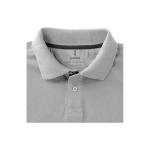 Calgary мужская футболка-поло с коротким рукавом, серый меланж, фото 3