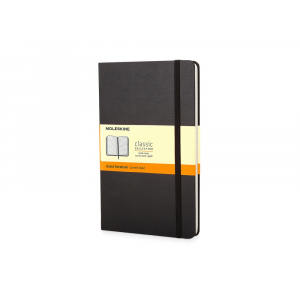 Записная книжка Moleskine Classic (в линейку) в твердой обложке, Pocket (9x14см), черный - купить оптом