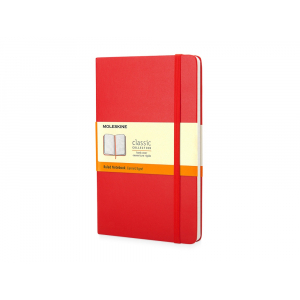 Записная книжка Moleskine Classic (в линейку) в твердой обложке, Pocket (9x14см), красный - купить оптом