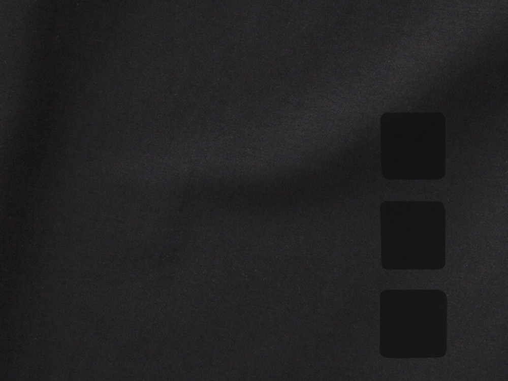 Ponoka мужская футболка из органического хлопка, длинный рукав, черный - купить оптом