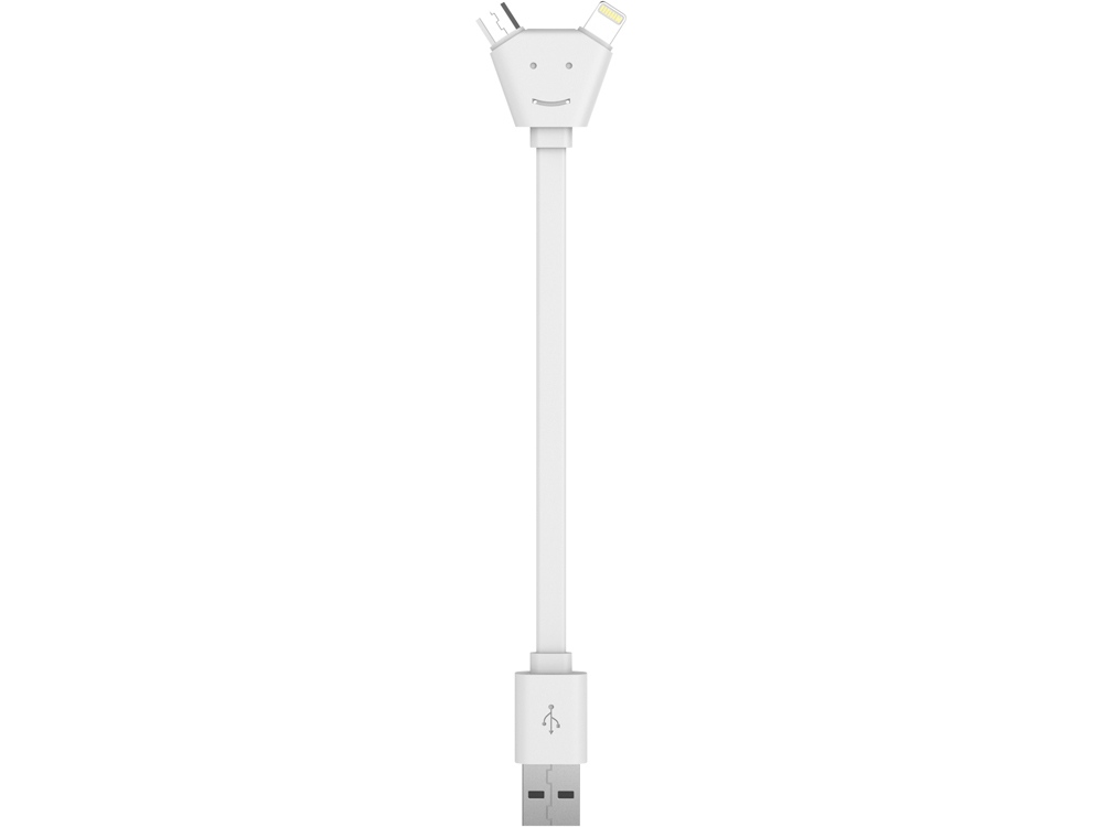 USB-переходник XOOPAR Y CABLE, белый - купить оптом