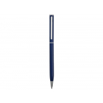 Ручка металлическая шариковая Атриум, темно-синий, фото 1