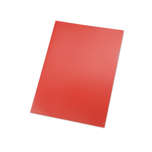 Папка- уголок, для формата А4, плотность 180 мкм, красный матовый - купить оптом