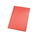 Папка- уголок, для формата А4, плотность 180 мкм, красный матовый, фото 1