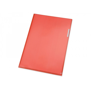 Папка- уголок, для формата А4, плотность 180 мкм, красный матовый - купить оптом