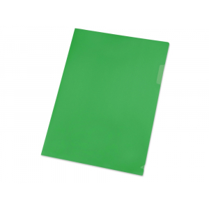 Папка- уголок, для формата А4, плотность 180 мкм, зеленый матовый - купить оптом