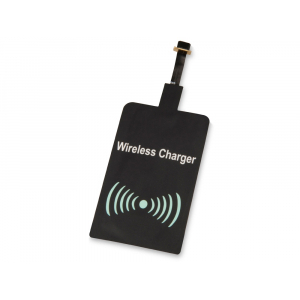 Приёмник Qi для беспроводной зарядки телефона, Micro USB, черный - купить оптом