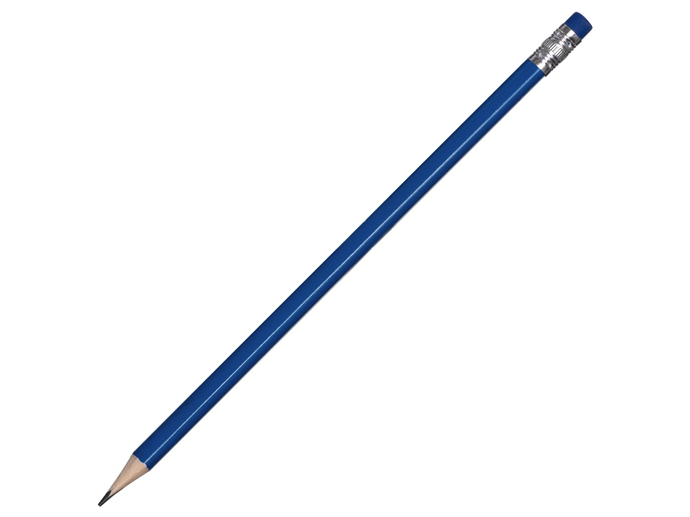 Трехгранный карандаш Графит 3D, синий - купить оптом