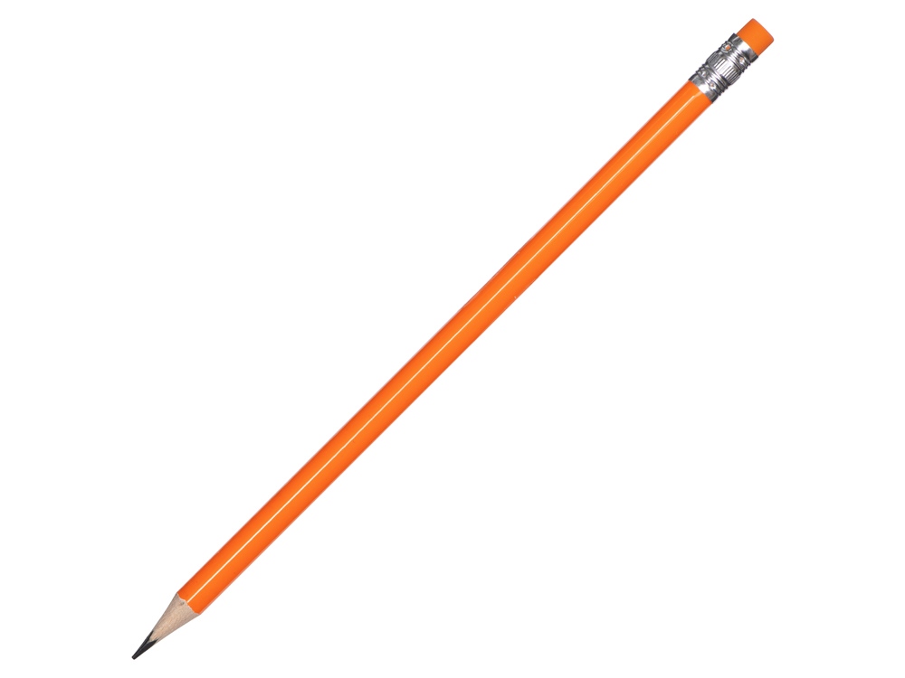 Трехгранный карандаш Графит 3D, оранжевый - купить оптом