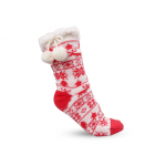 Домашние носки женские, красный, фото 1