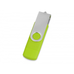 USB/micro USB-флешка 2.0 на 16 Гб Квебек OTG, зеленое яблоко, фото 2