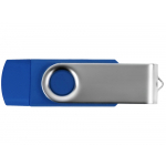 USB3.0/USB Type-C флешка на 16 Гб Квебек C, синий, фото 3