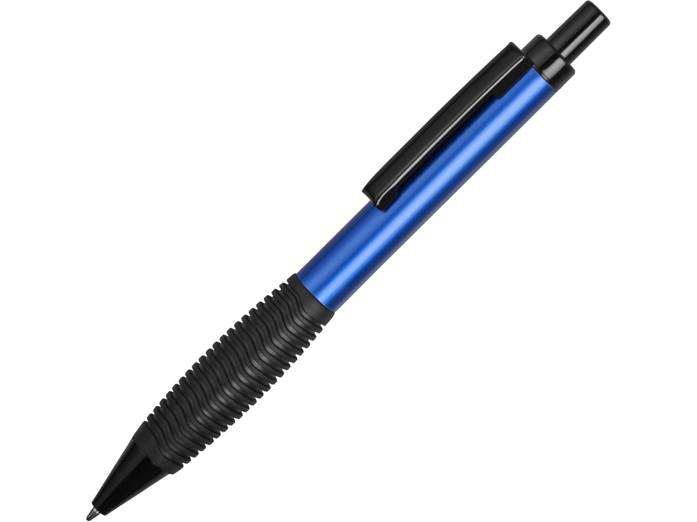 Ручка металлическая шариковая Bazooka, синий/черный - купить оптом