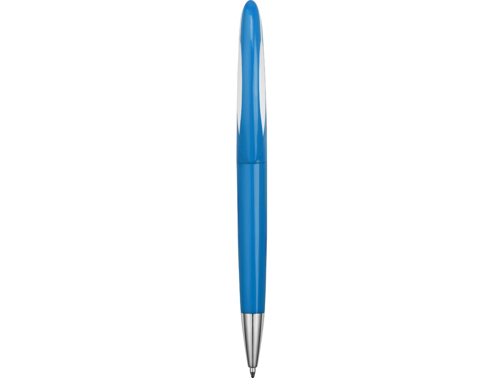 Ручка пластиковая шариковая Chink, голубой/белый - купить оптом