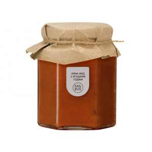 Крем-мёд с ягодами годжи 250 в шестигранной банке - купить оптом