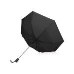Зонт складной Irvine, полуавтоматический, 3 сложения, с чехлом, черный, фото 2