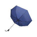 Зонт складной Irvine, полуавтоматический, 3 сложения, с чехлом, темно-синий, фото 2