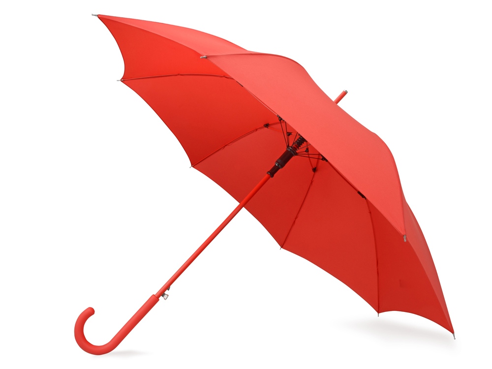 Зонт-трость Color полуавтомат, красный - купить оптом