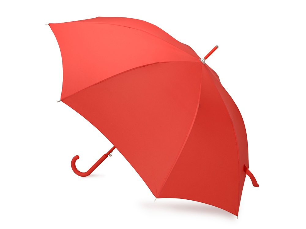 Зонт-трость Color полуавтомат, красный - купить оптом