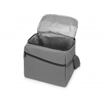 Изотермическая сумка-холодильник Classic c контрастной молнией, серый/черный, фото 1