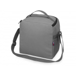 Изотермическая сумка-холодильник Classic c контрастной молнией, серый/черный, фото 2