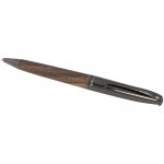 Шариковая ручка с деревянным корпусом Loure, черный/коричневый, фото 2